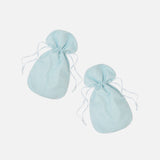 Sweet Blue Lace Shoe Bag - Set of 2
