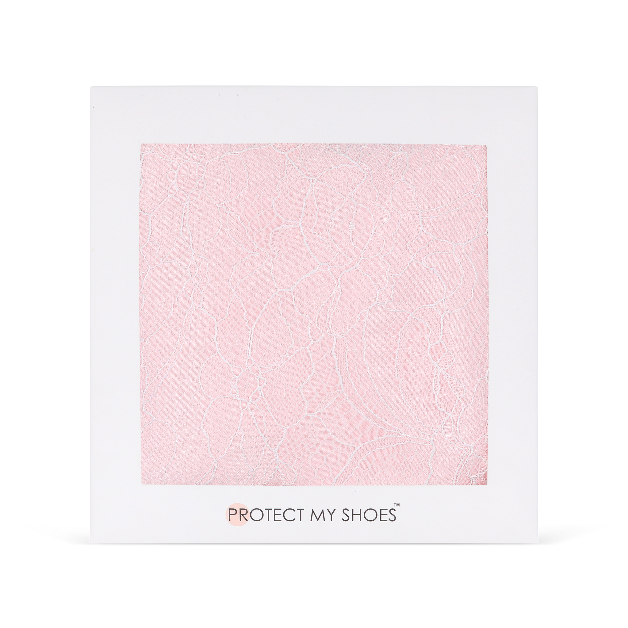Romantic Pink Lace Shoe Bag - Set of 2