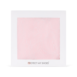 Romantic Pink Lace Shoe Bag - Set of 2