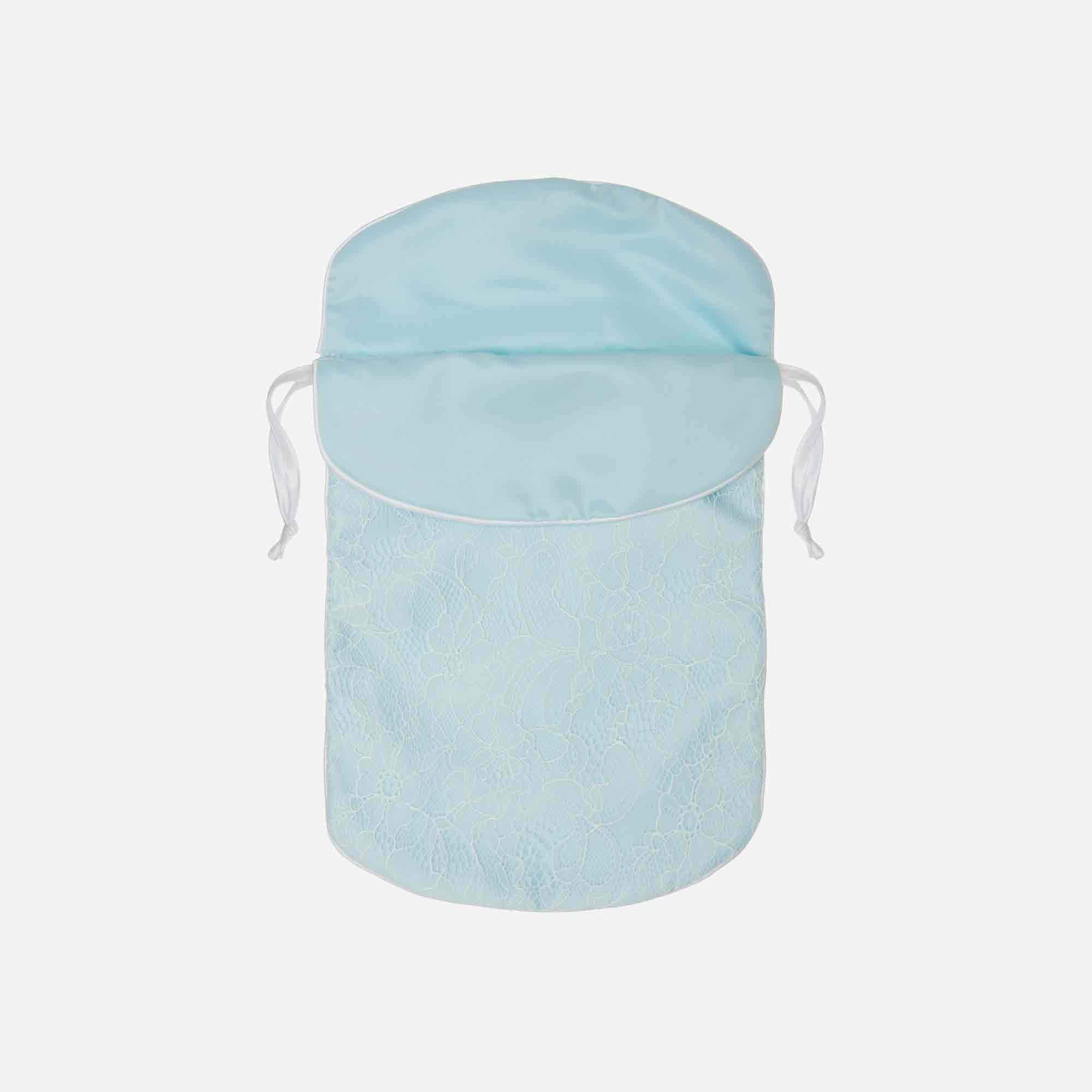 Sweet Blue Lace Shoe Bag