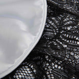 Sophisticated Black Lace Shoe Bag