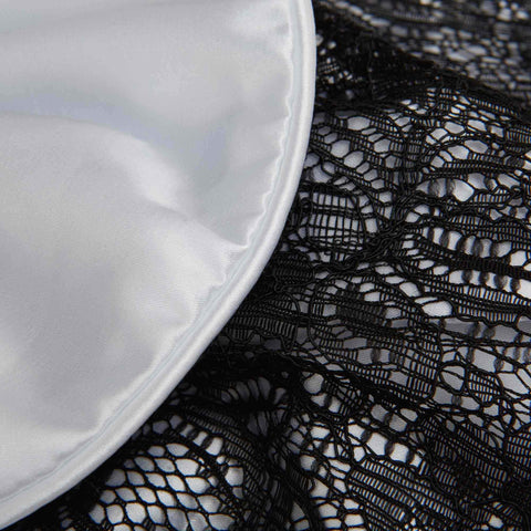 Sophisticated Black Lace Shoe Bag