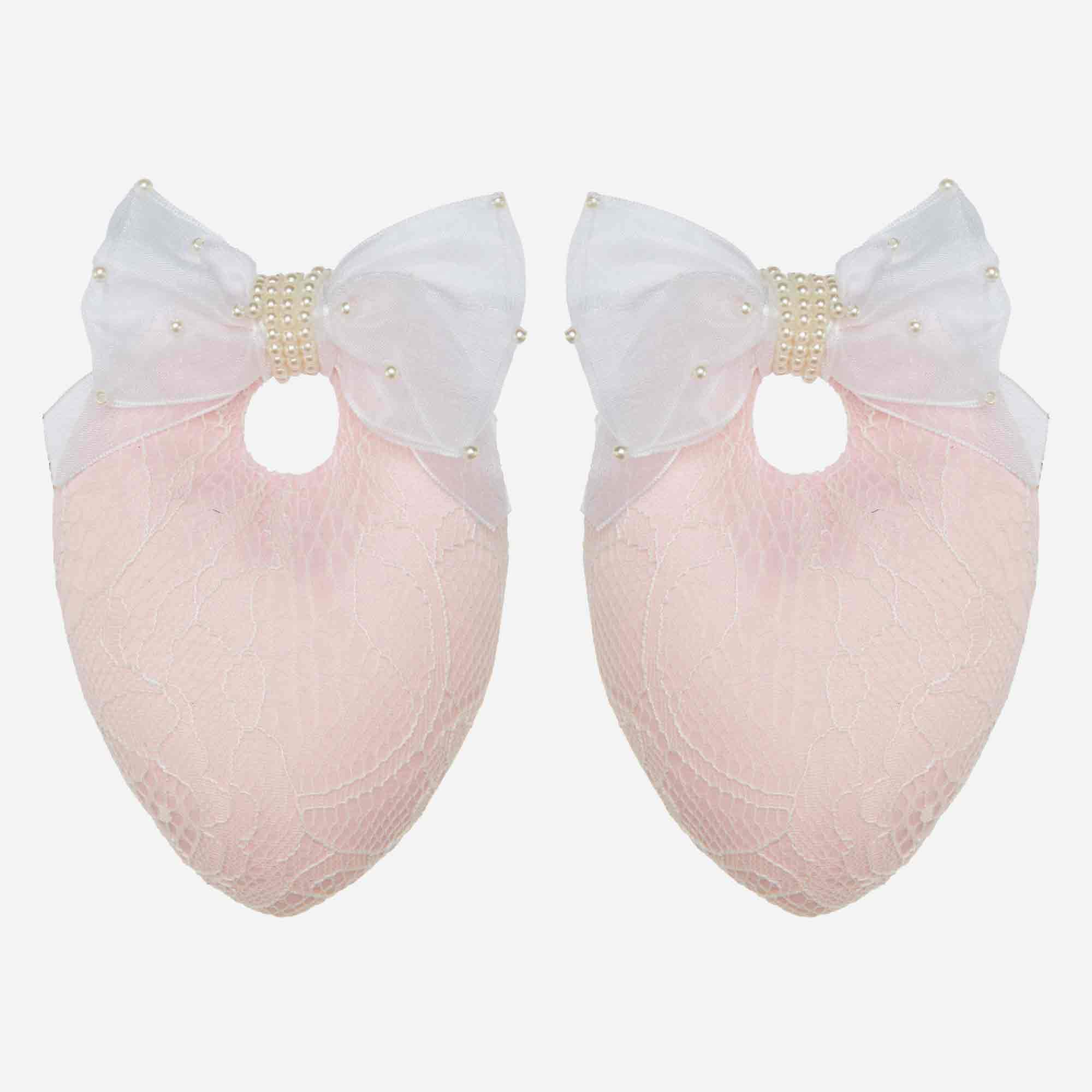 Romantic Pink Lace Shoe Stuffers