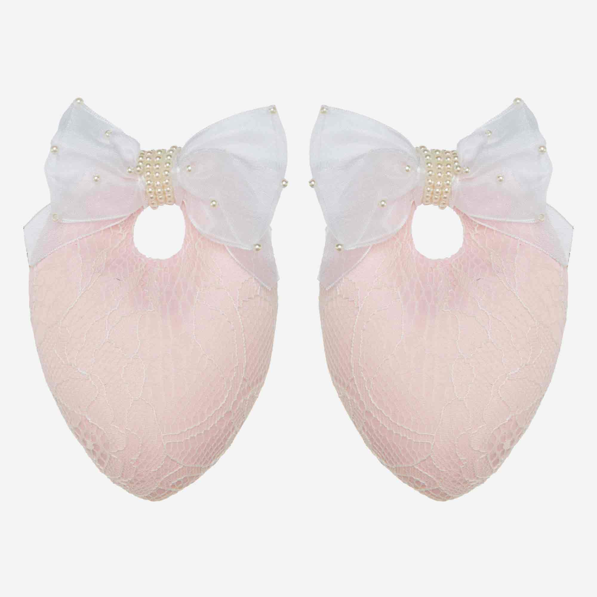 Romantic Pink Lace Shoe Stuffers