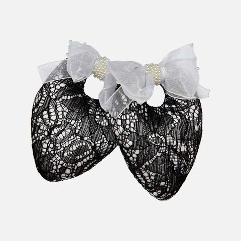 Sophisticated Black Lace Shoe Stuffers